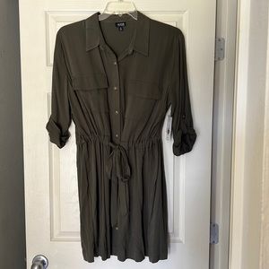 a.n.a A New Approach Women Shirt dress: size XL/NWT
